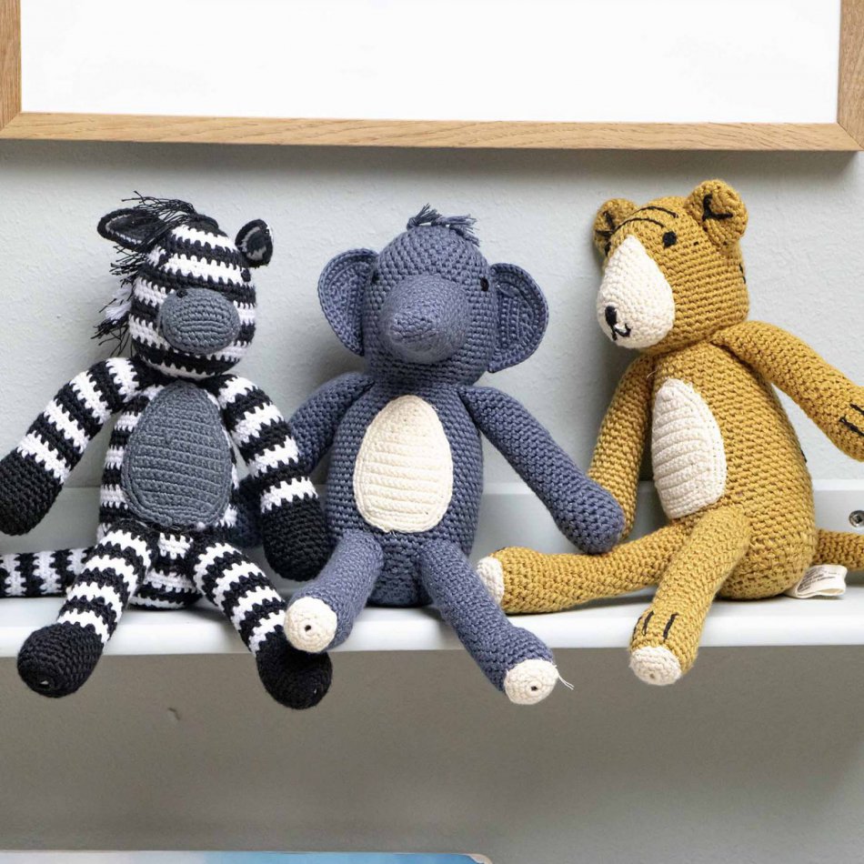 Gehaakte knuffel olifant