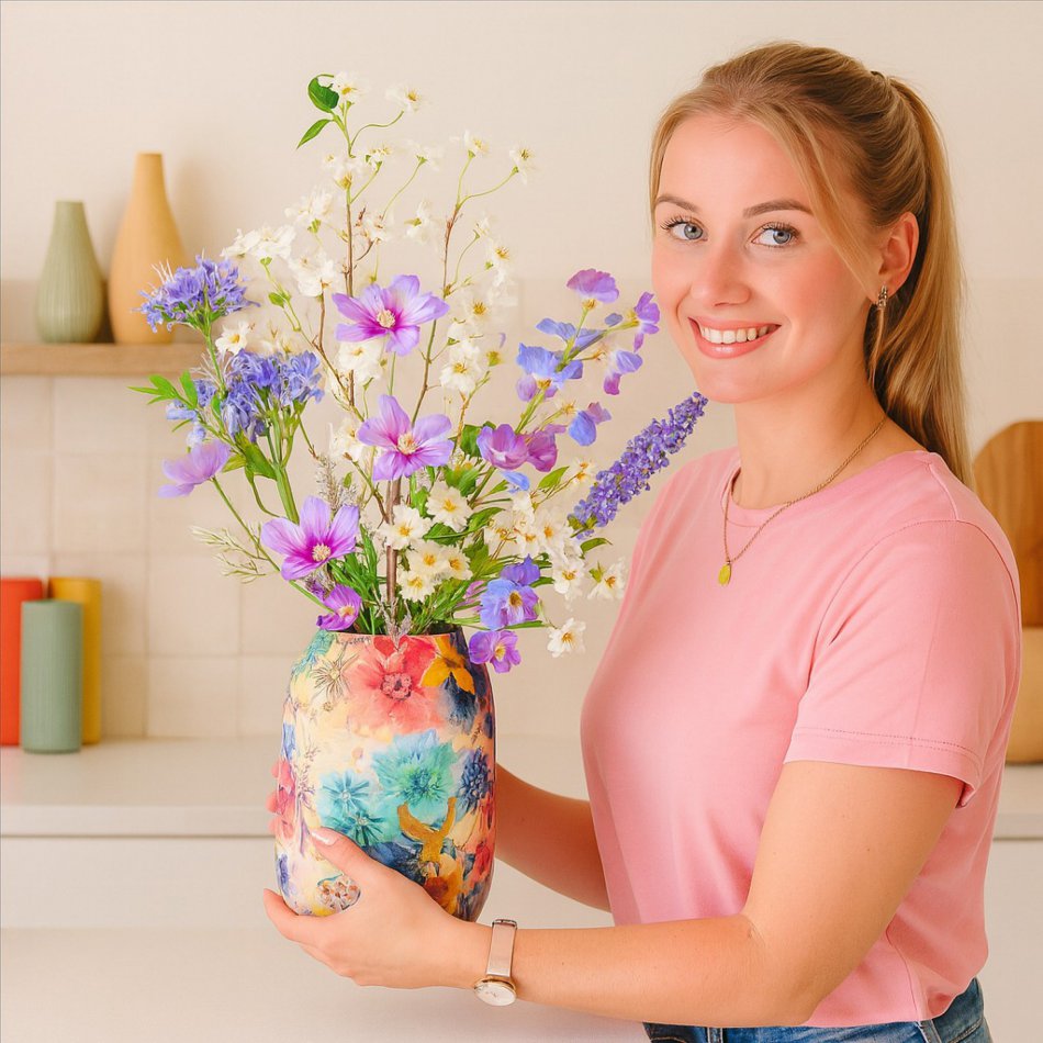 Lavendel Droom - Zijden Boeket
