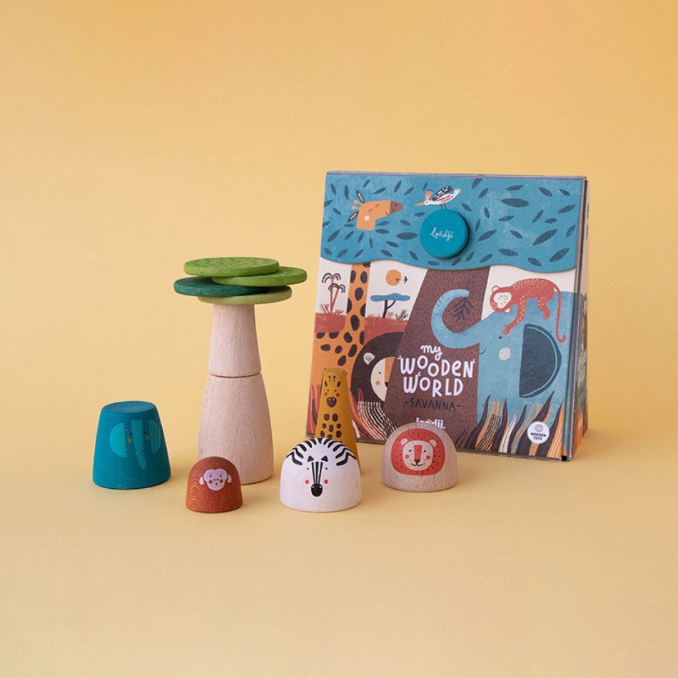 Wooden Toys - My wooden world Savanna