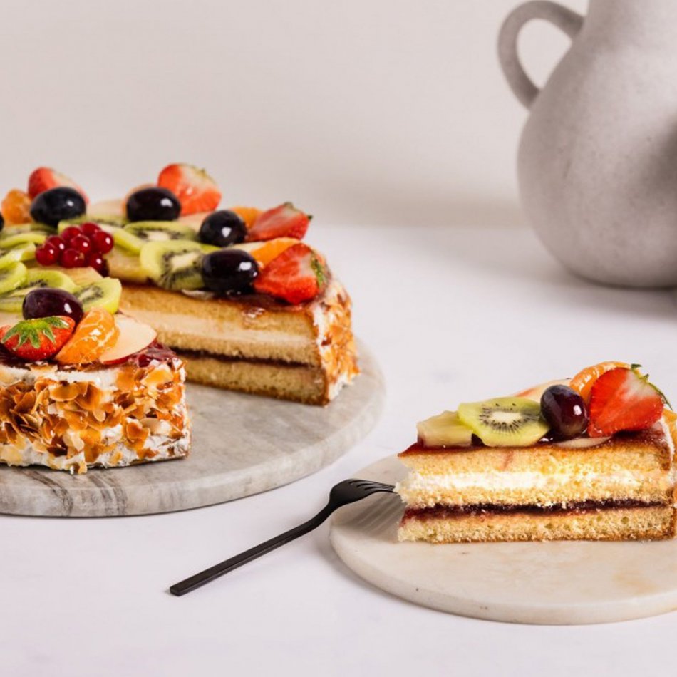 Luxe vruchtentaart 12 personen